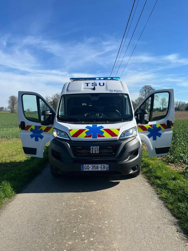 Transport de malade près de Saint-Clair-sur-les-Monts
